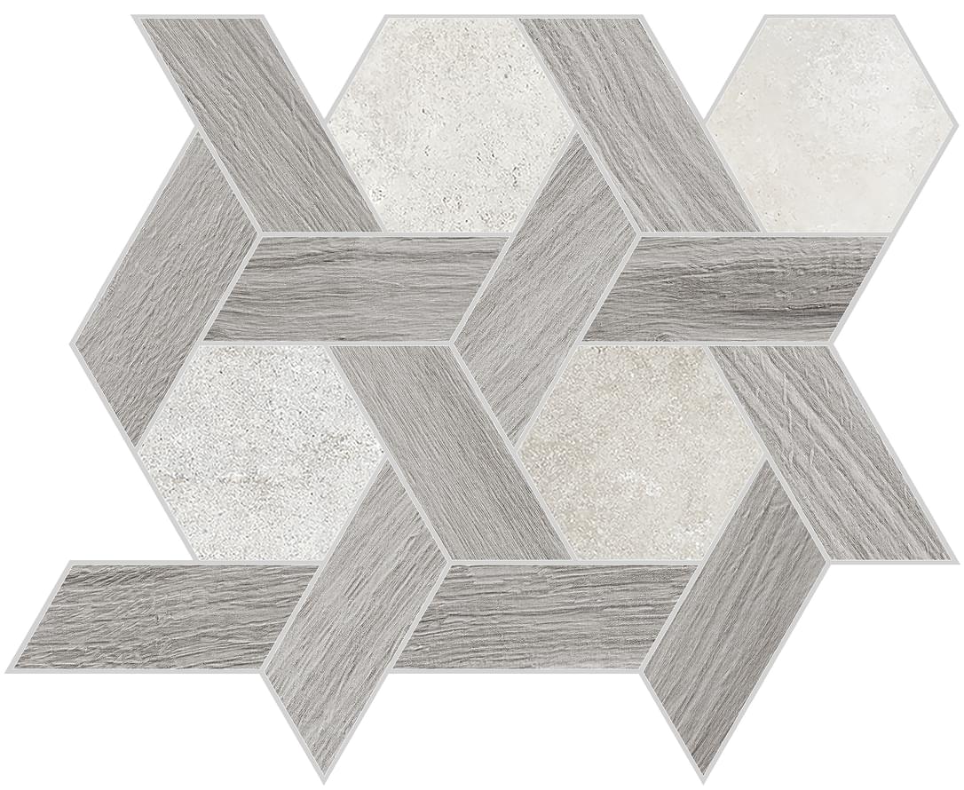 Мозаика La Fabbrica Ava Мозаика Dec Pinot Grigio White 26x30