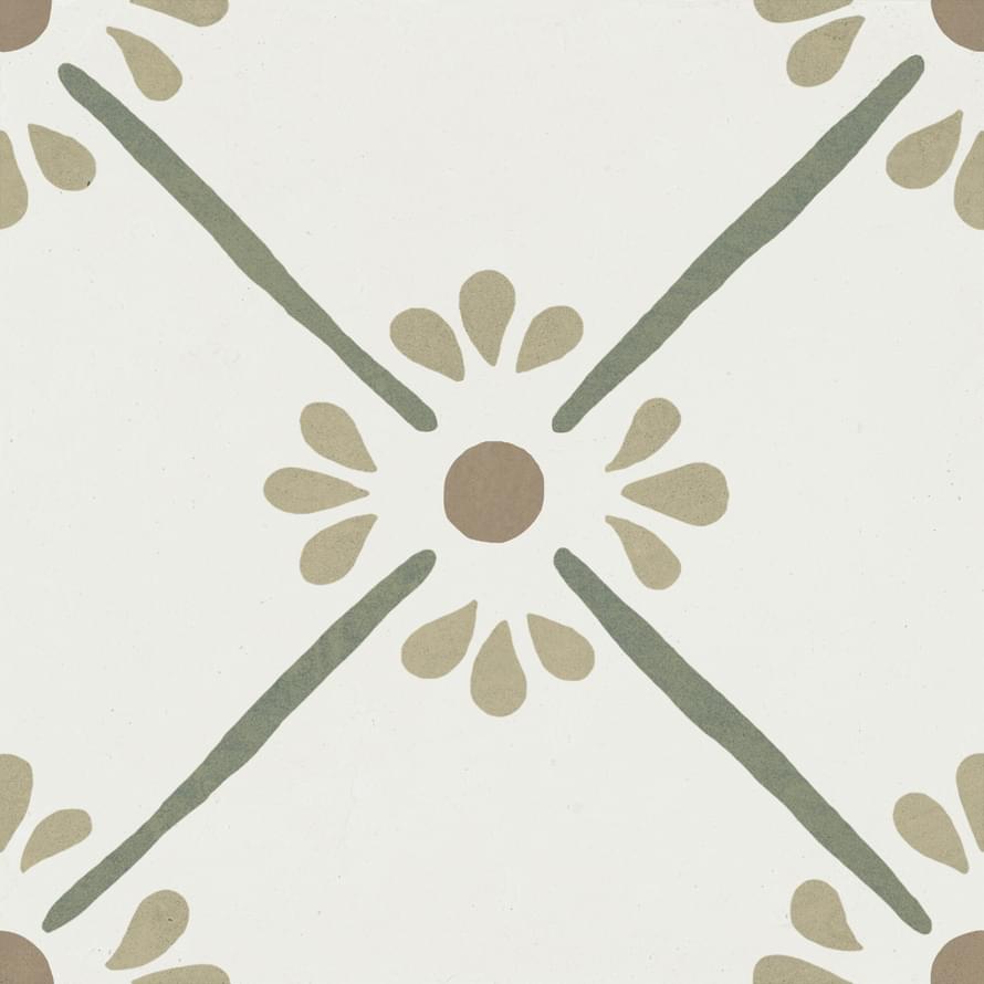 Керамогранит Peronda Harmony Декор Green Flower 22.3x22.3
