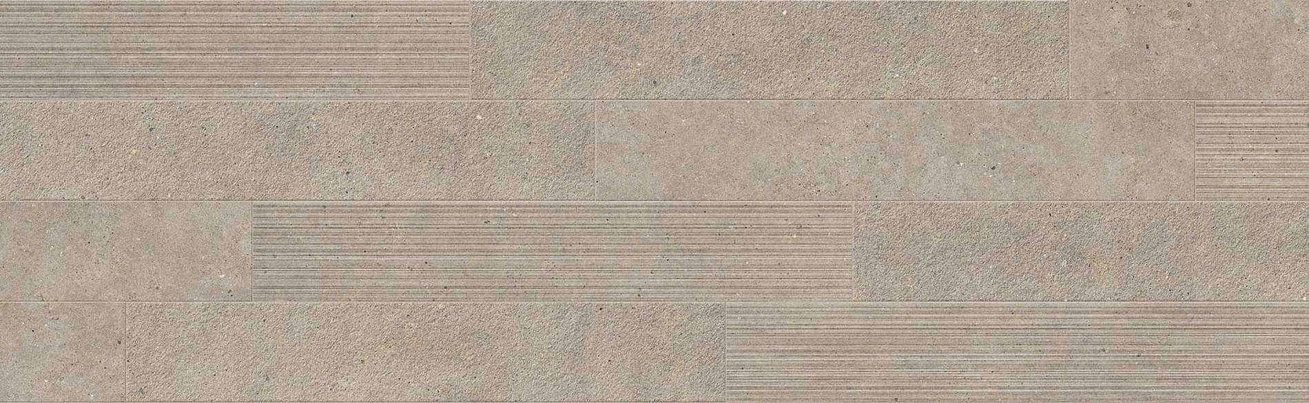 Керамогранит Impronta Italgraniti Фон Taupe Listello Mix 20x120