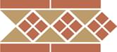 Керамогранит TopCer Бордюр Border Lisbon 1 Yellow Caramel 15x28