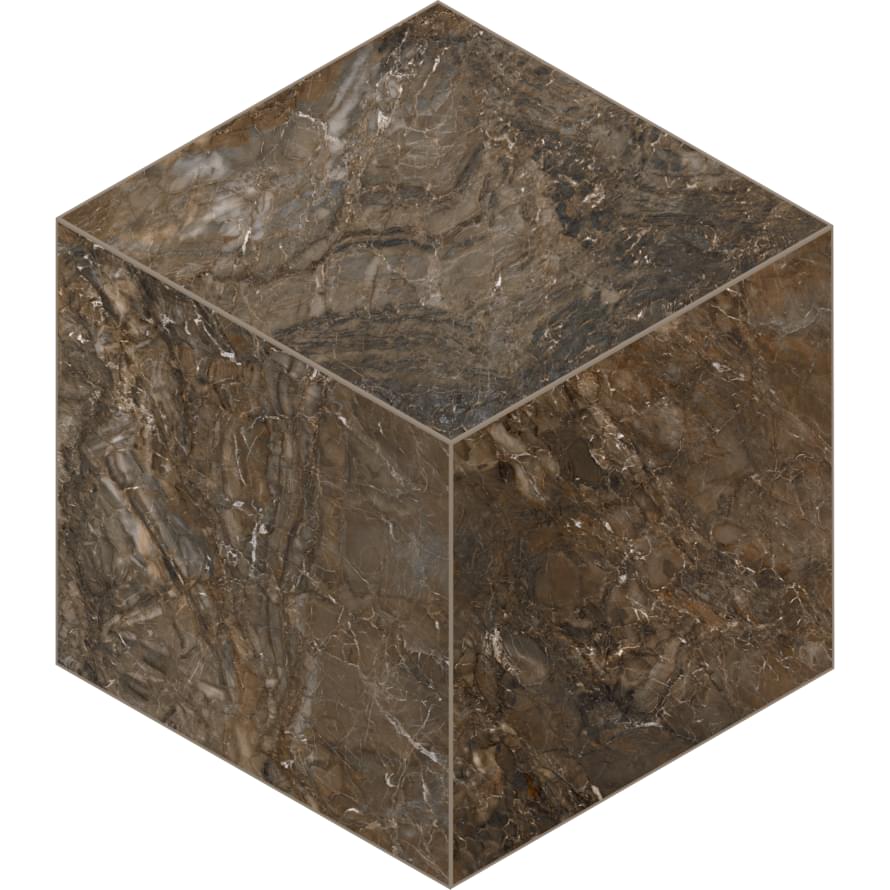 Мозаика Estima Мозаика Dark Brown Cube 25x29