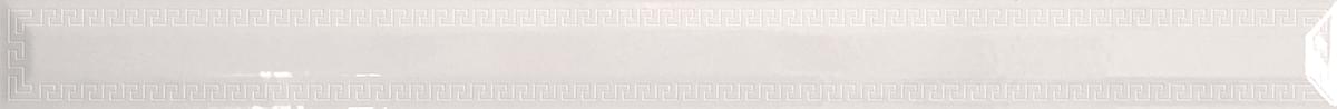 Керамическая плитка Versace Бордюр Listello Diamantato White 5x60