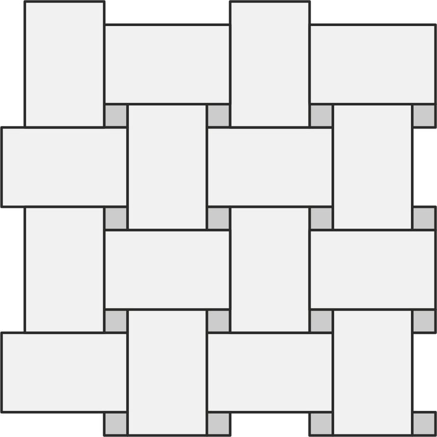 Мозаика Sant Agostino Мозаика Maxi Rete Ivory Kry 30x30