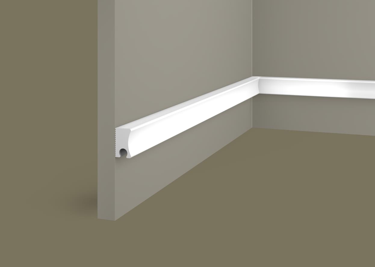 Лепнина Cosca Decor Спецэлемент Заглушка Zp008 Правая Для Рейки Rx008 3x280x1.8