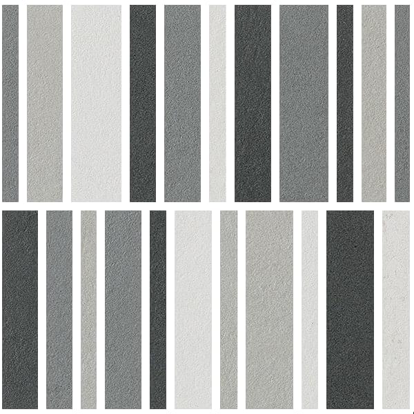Мозаика Impronta Italgraniti Мозаика Mosaico Listelli Mix Freddo 1 Strideup 30x30