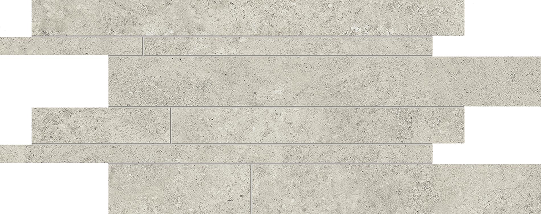 Мозаика Emil Ceramica Мозаика Listelli Sfalsati Cenere Silktech 30x60