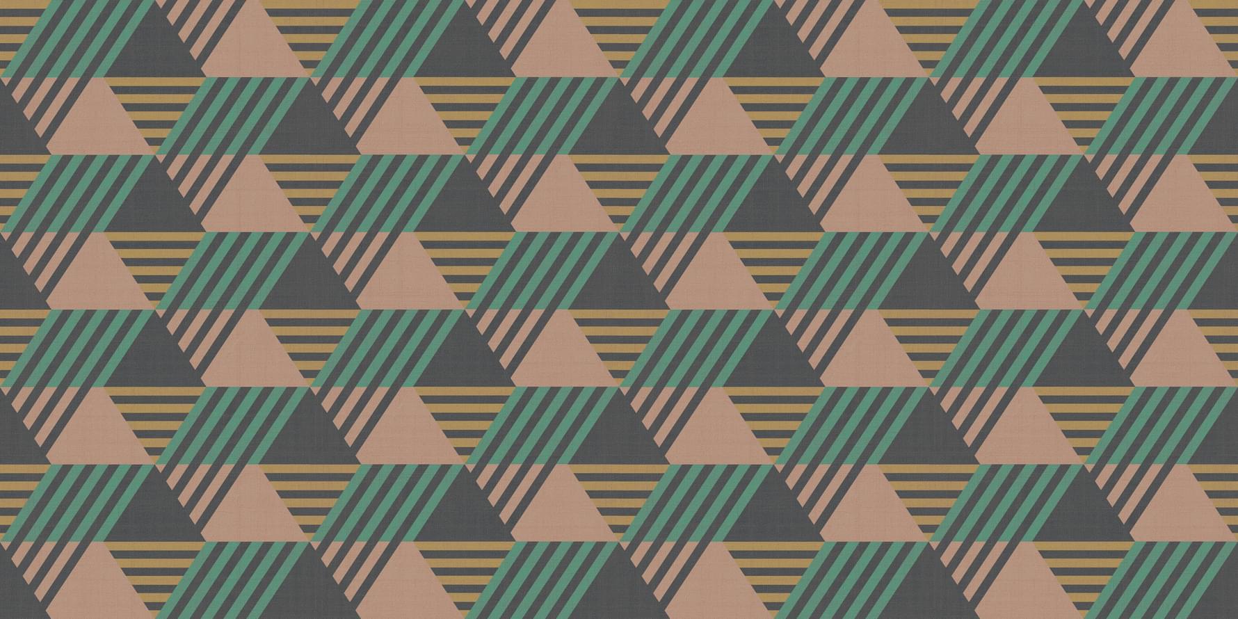 Керамогранит ABK Панно Digital Chain Green Set 4 Pcs 120x240