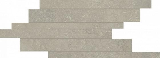 Мозаика Rex Мозаика Neutral Gris Listello Sfalsato 21x40