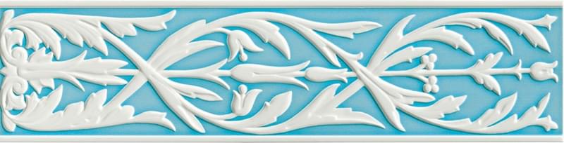 Керамическая плитка Ceramiche Grazia Декор Ermitage Decorato Bianco Pavone Matt 20x80
