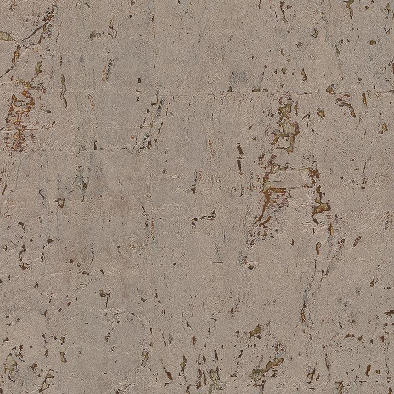 Обои Carlisle And Co Фон Corsica Cork Soft Silver 7.32x91