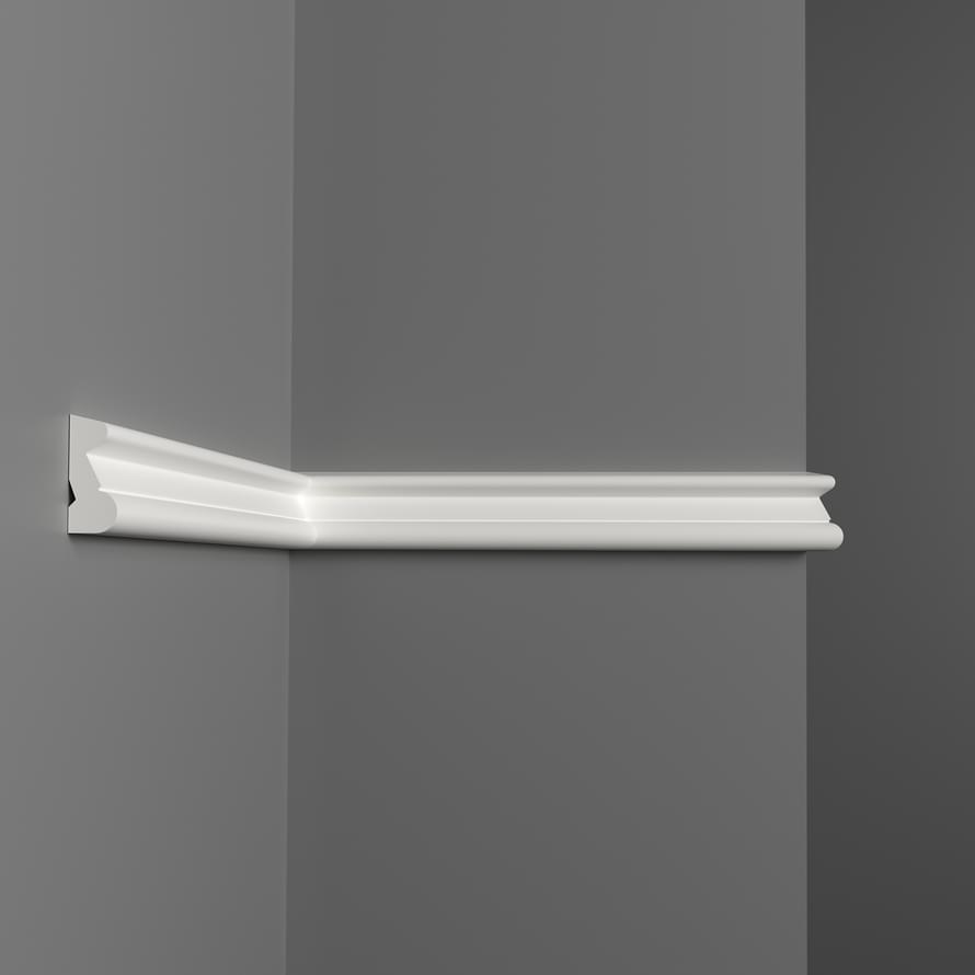 Лепнина Decomaster Молдинг Молдинг Гладкий D007 200x1.9x0.8