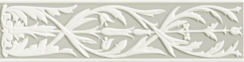 Керамическая плитка Ceramiche Grazia Декор Ermitage Decorato Bianco Fumo Matt 20x80