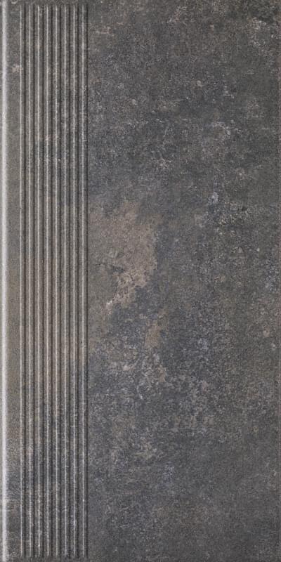 Клинкер Paradyz Ступень Antracite Stopnica Prosta 30x60