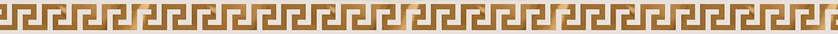 Керамическая плитка Versace Бордюр Listello Greca White 2.5x60