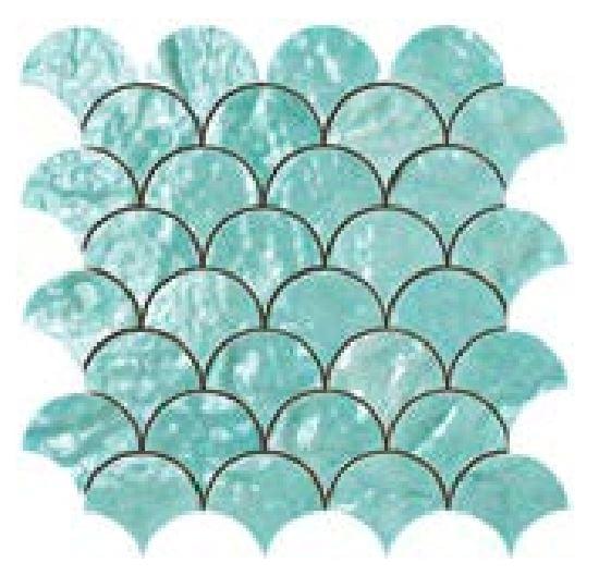 Мозаика Cerasarda Мозаика Mosaico Ventaglio Giada 26x26.5