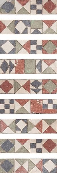 Керамогранит La Fabbrica Ava Декор Decoro Pompei Fascia 10x40.6