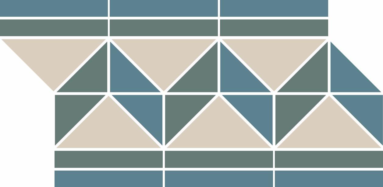 Керамогранит TopCer Бордюр Green Border 24.1x41.9
