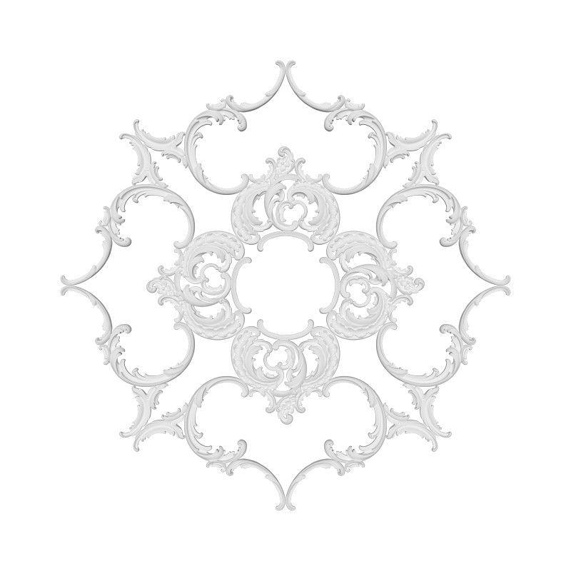 Лепнина Rodecor Розетка Розетка 87037RC 99x99x0