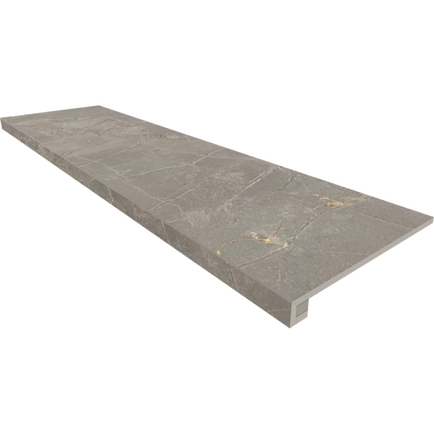 Керамогранит Estima Ступень Grey 33x120