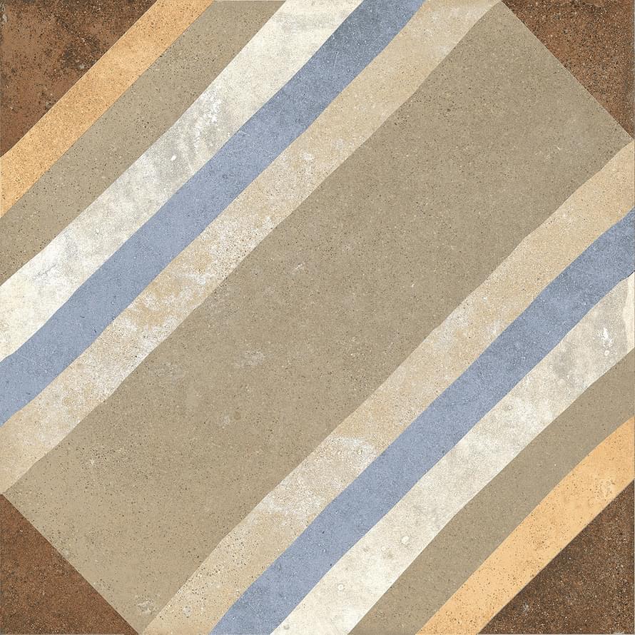 Керамогранит Rondine Декор Decor Beige Multicolor 04 20.3x20.3