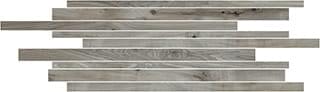 Мозаика Cerim Мозаика Smoke Grey Modulo Listello Sfalsato Lucido 15x40