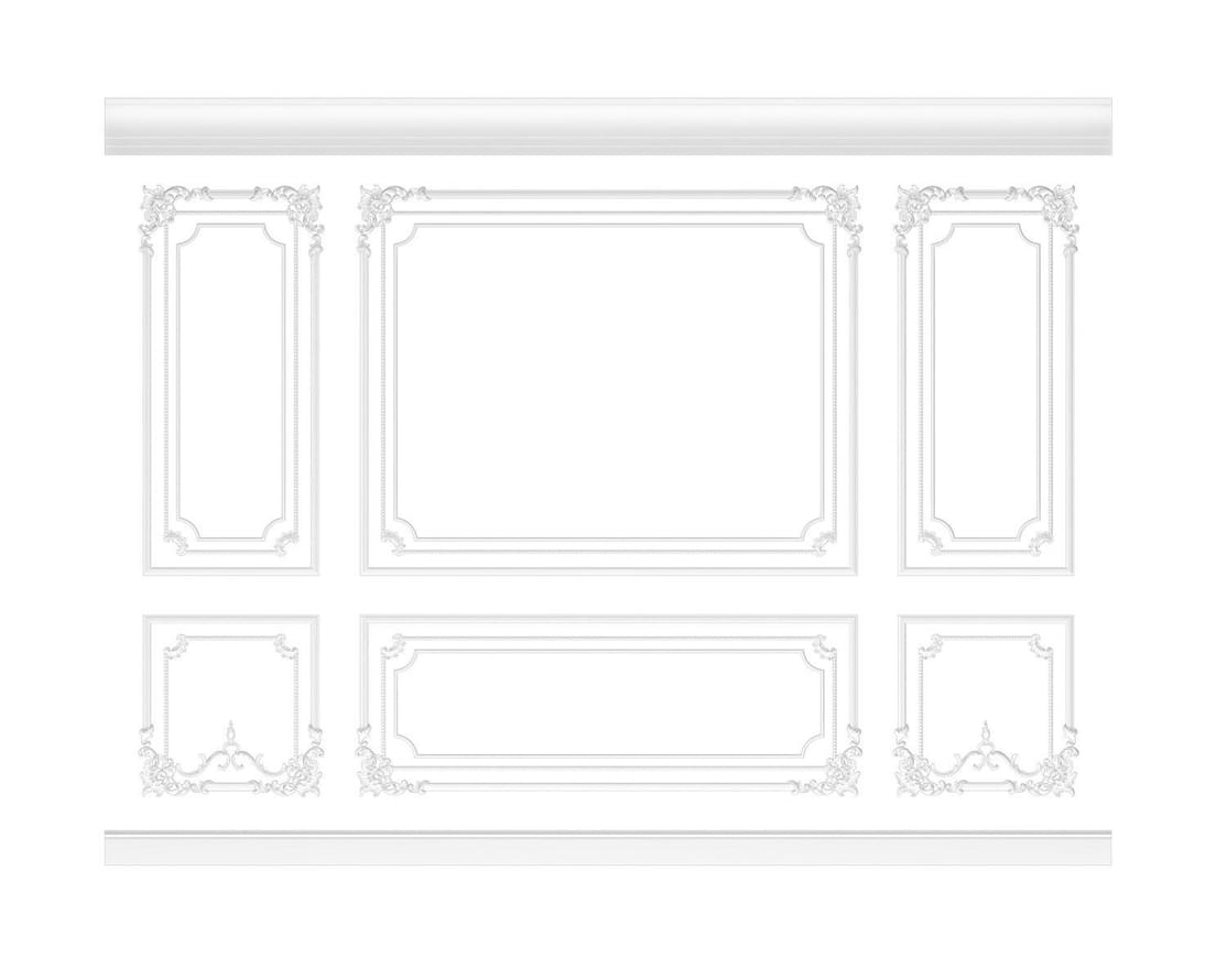 Лепнина Rodecor Декор Стена Лемус Ф3 77113RC 300x400x0
