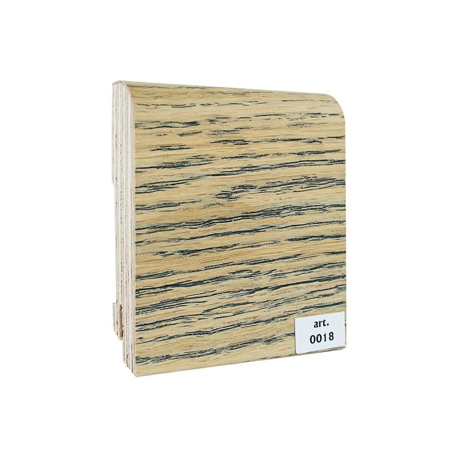 Лепнина Finitura Dekor Плинтус Шпон 018 30 mm 10x240x3