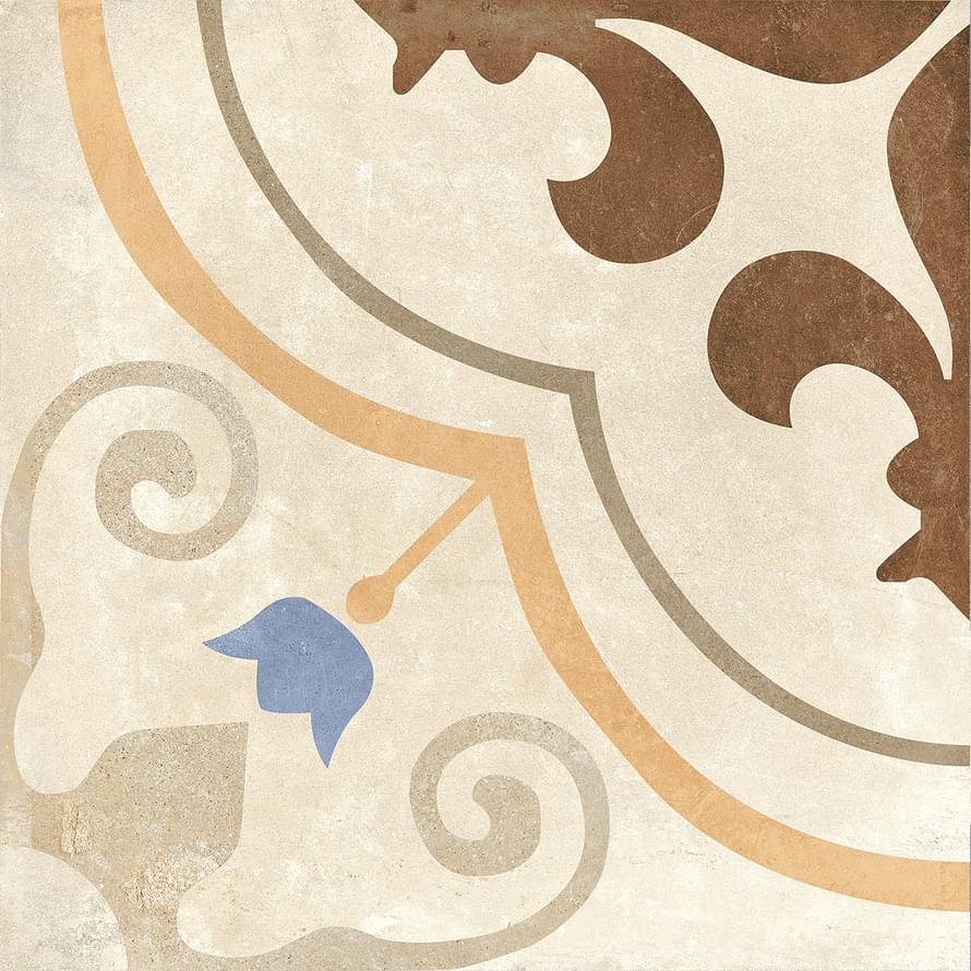 Керамогранит Rondine Декор Decor Beige Multicolor 03 20.3x20.3