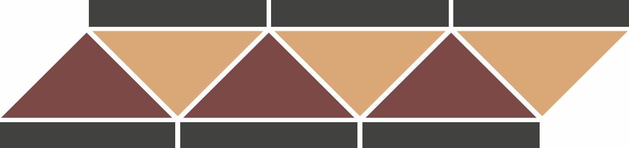 Керамогранит TopCer Бордюр Black Border 12x42.2