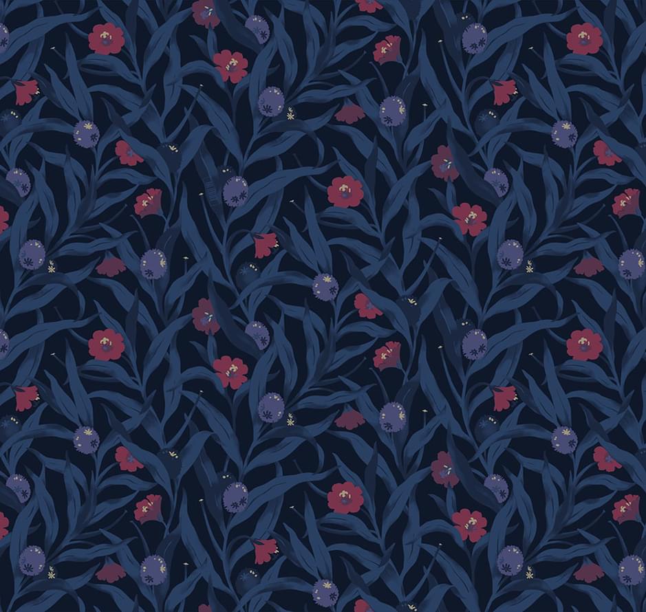 Обои Loymina Узор Als3 021 Willow Herb 10.05x100