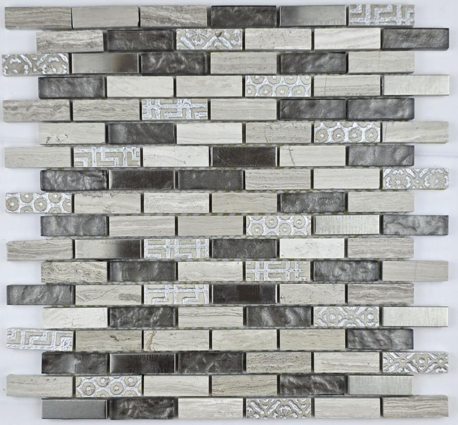 Мозаика Liya Mosaic Мозаика Stripes Antique 30x30
