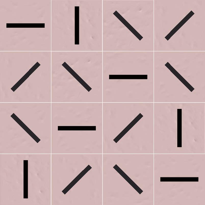 Керамическая плитка Vives Декор Virgola Rosa 20x20