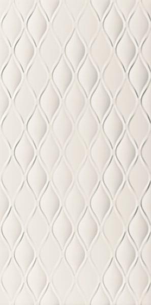 Керамическая плитка Marca Corona Декор Drop White Matt Rett 40x80
