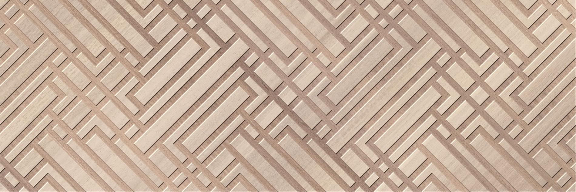 Керамическая плитка Saloni Декор Kross Crema Miel 40x120