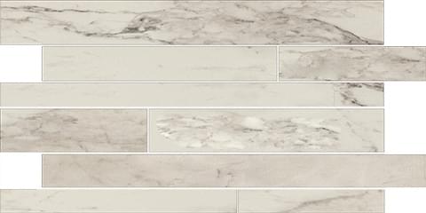 Мозаика Casa Dolce Casa Мозаика Calacatta Smooth Modulo Listello Sfalsato 30x60