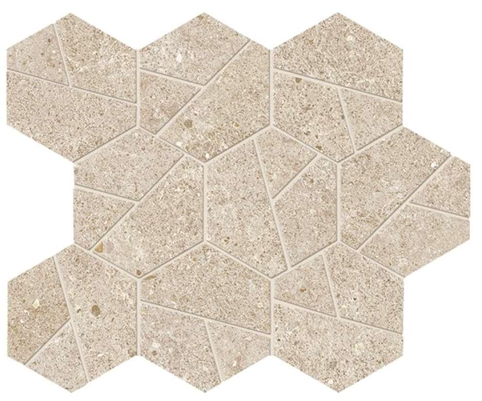 Мозаика Atlas Concorde Мозаика Cream Mosaico Hex 25x28.5