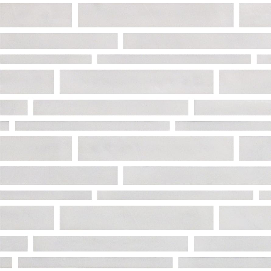 Мозаика Casa Dolce Casa Мозаика 01 Bianco Mod. Listello Sfalsato 21x25