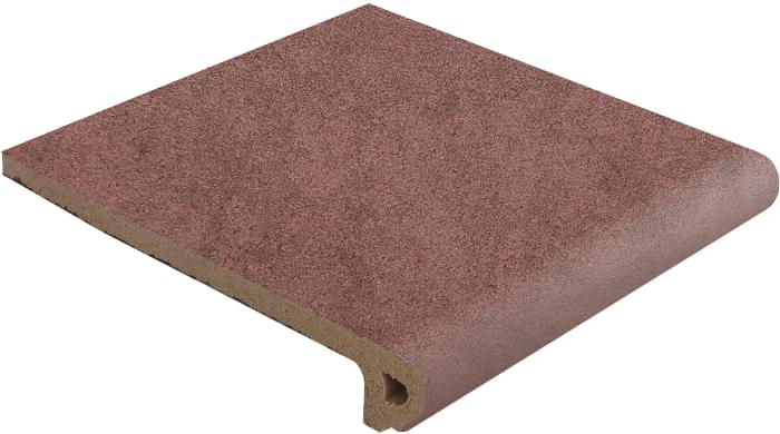 Клинкер Gres De Aragon Ступень Peldano Redondo Rojo 32.5x33