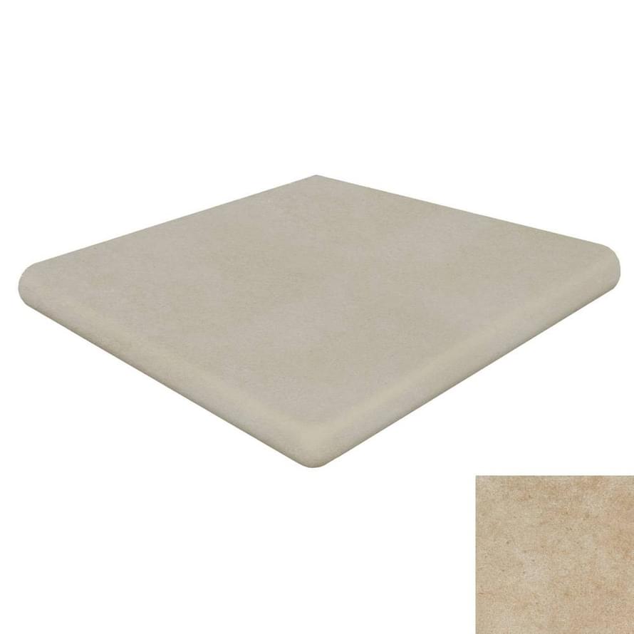 Клинкер Gres De Aragon Ступень Esquina Redonda Beige 33x33