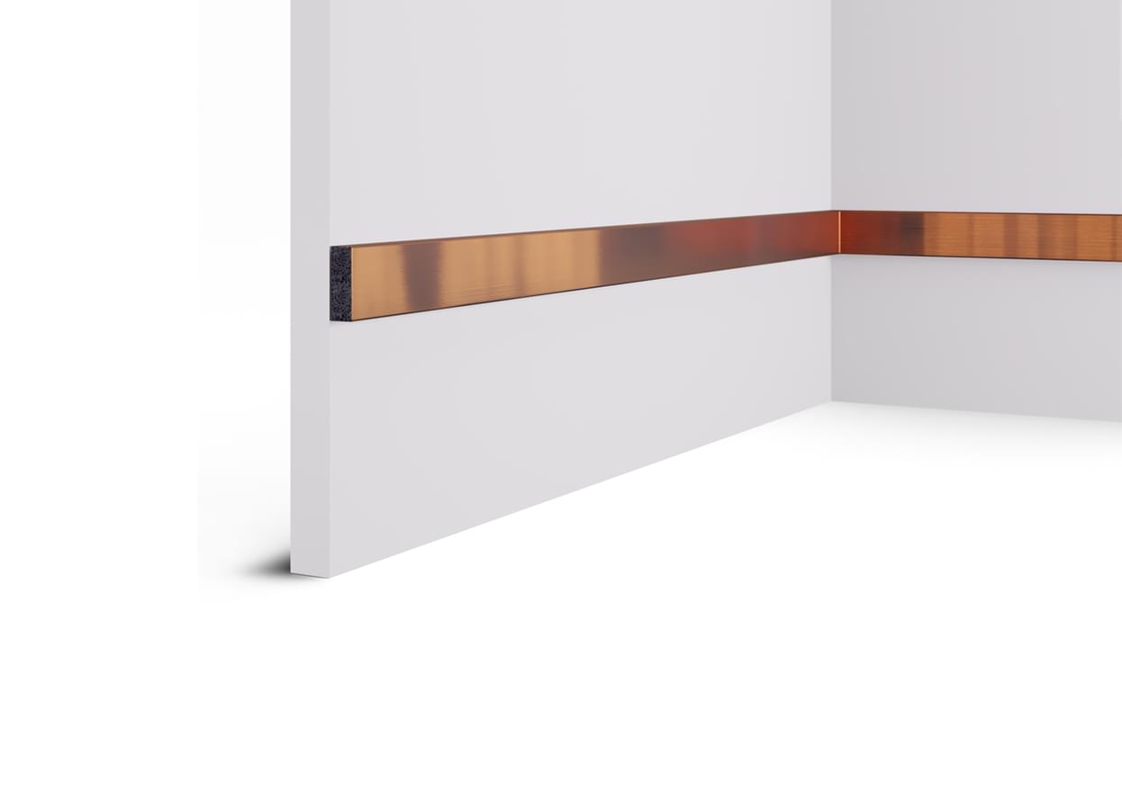 Лепнина Cosca Decor Рейка Рейка 056 Медь Красная 3x200x1