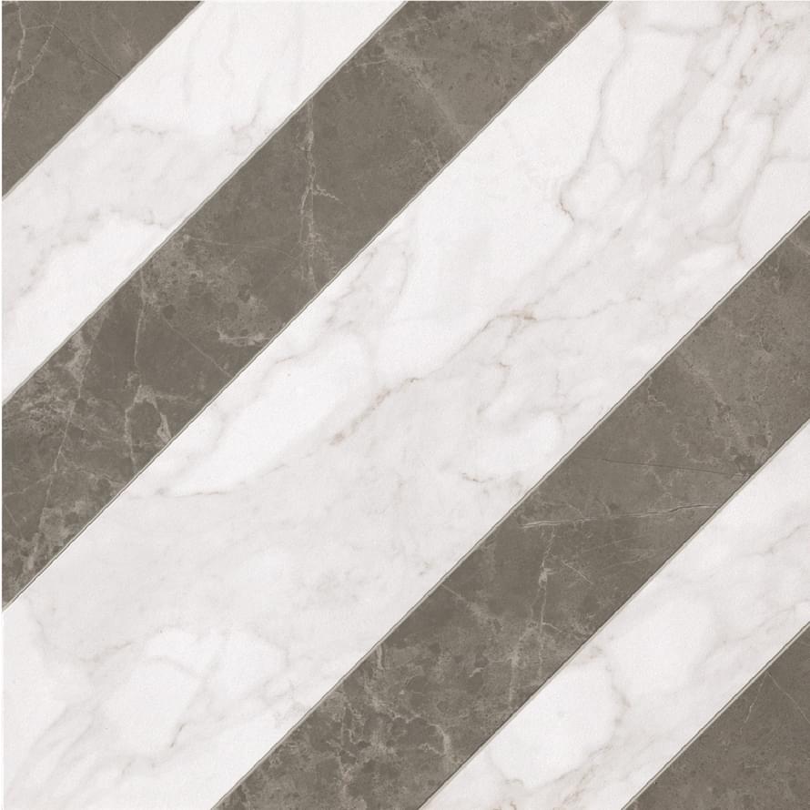 Керамогранит Fap Декор Righe Statuario Grafite Matt 60x60