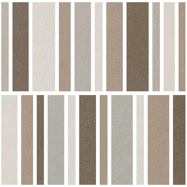 Мозаика Impronta Italgraniti Мозаика Mosaico Listelli Mix Caldo 1 Strideup 30x30