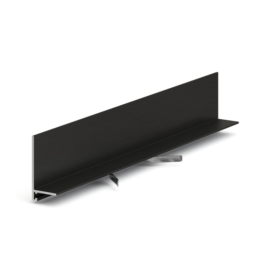 Керамическая плитка Laconistiq L образный Угловой Черный Матовый Ral9005 3.56x245