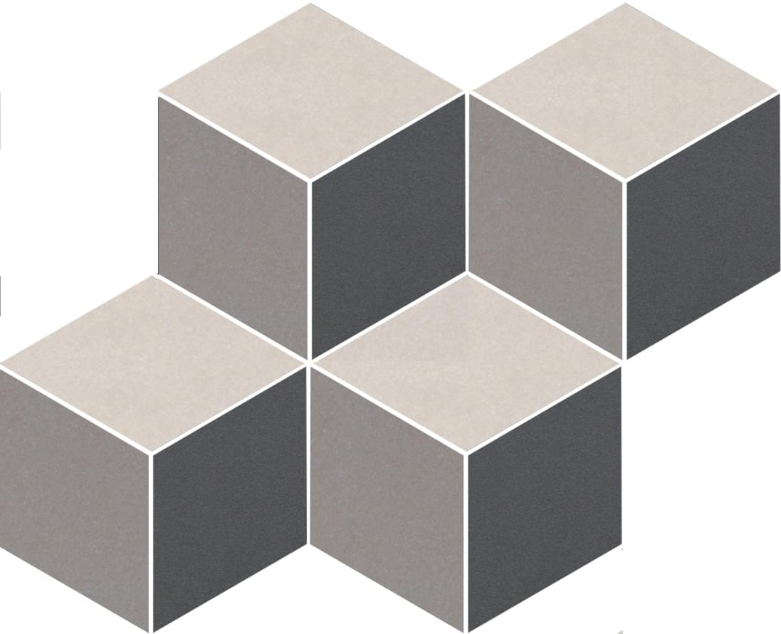 Мозаика Keope Мозаика Mosaico Rombi Cold 35.2x30