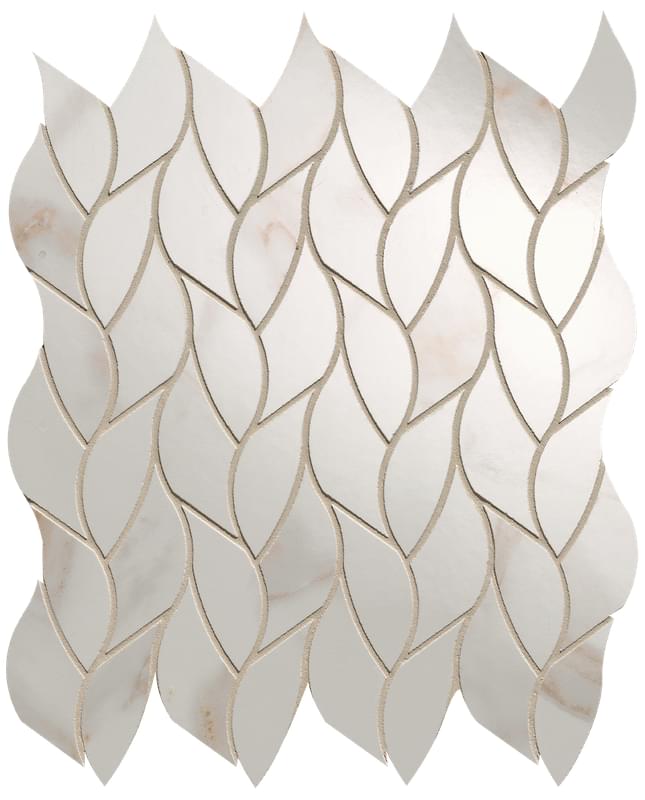 Мозаика Fap Мозаика Calacatta Oro Leaves Mosaico 25.9x30.9