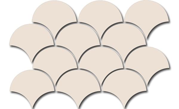 Мозаика Equipe Мозаика Fan Mosaic Cream 30x43