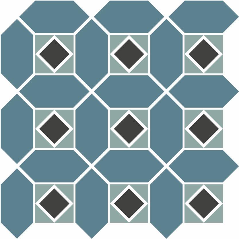 Керамогранит TopCer Декор Blue Sheet 30.1x30.1