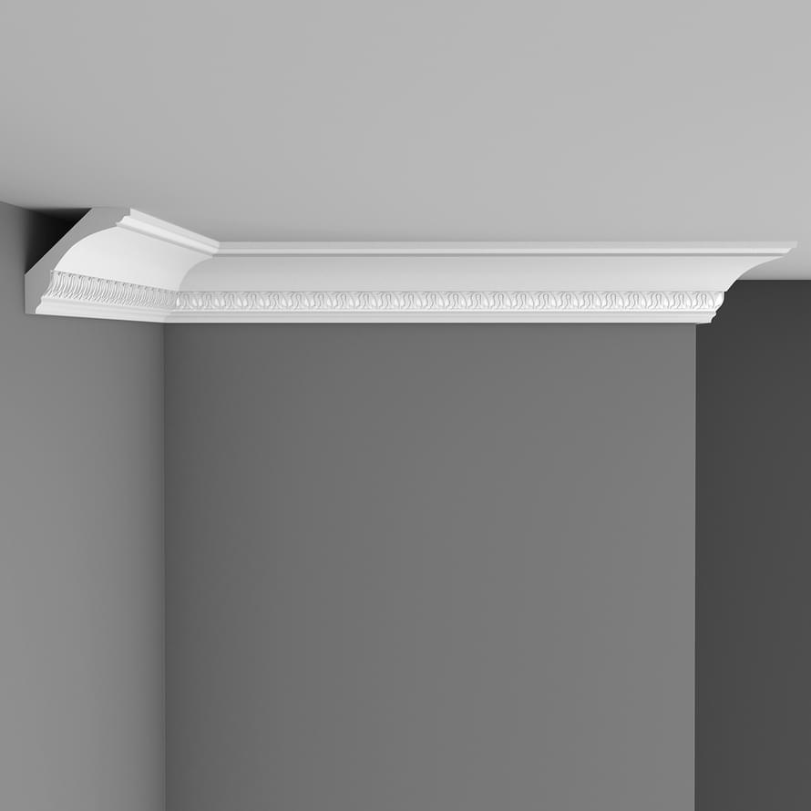 Лепнина Decomaster Плинтус Плинтус Потолочный С Рисунком D100B 200x6.9x6.9