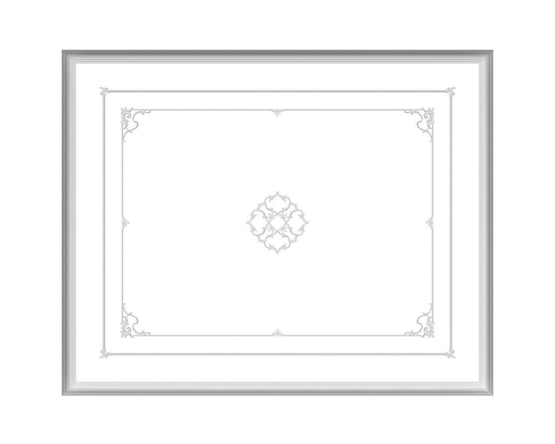 Лепнина Rodecor Декор Потолок Фомичева Ф1 88501RC 400x500x0