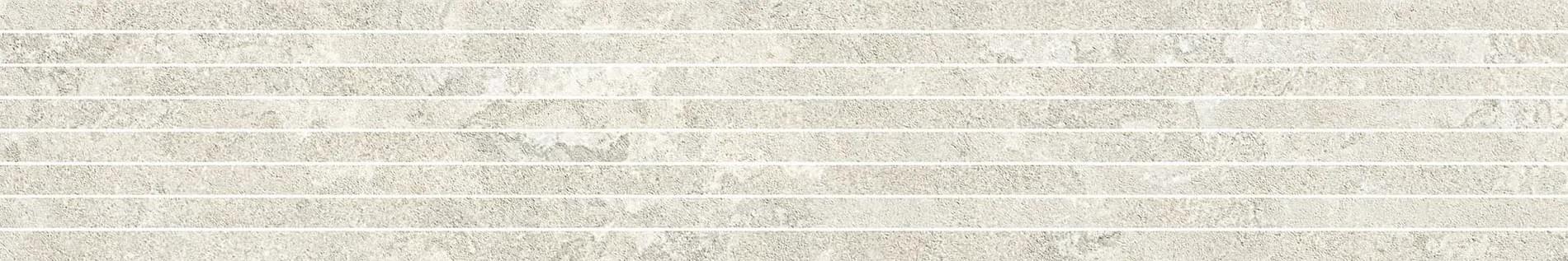 Керамогранит Impronta Italgraniti Декор Bianco Cross Cut Listello Tratto 6 mm 20x120